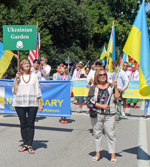 Ukrainian Cultural Garden in the Parade of Flags